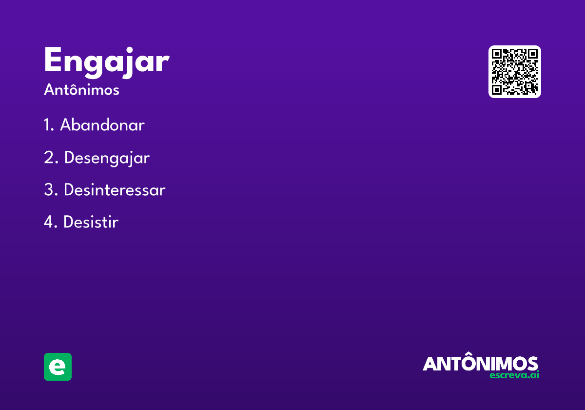 engajar