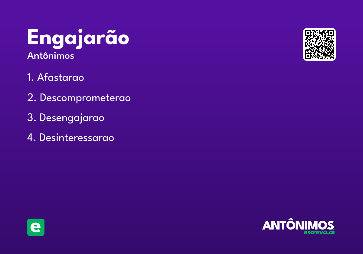 engajarão
