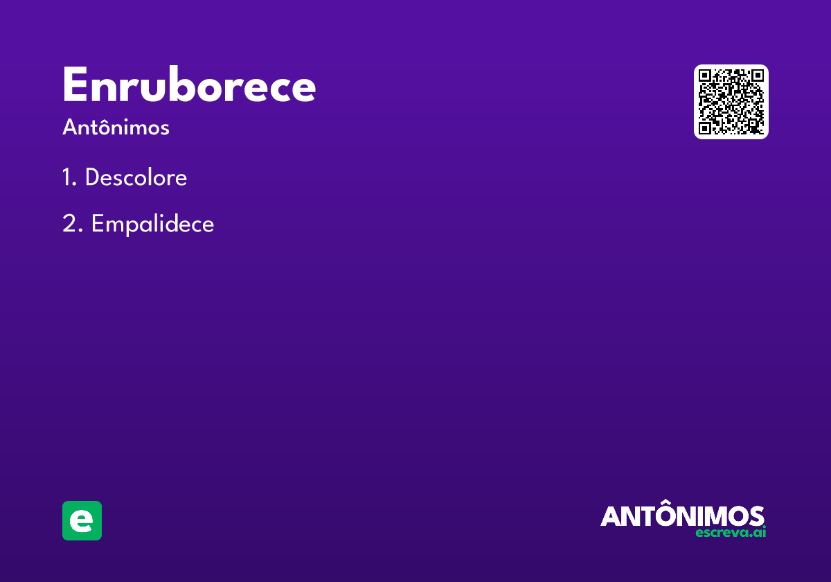 enruborece