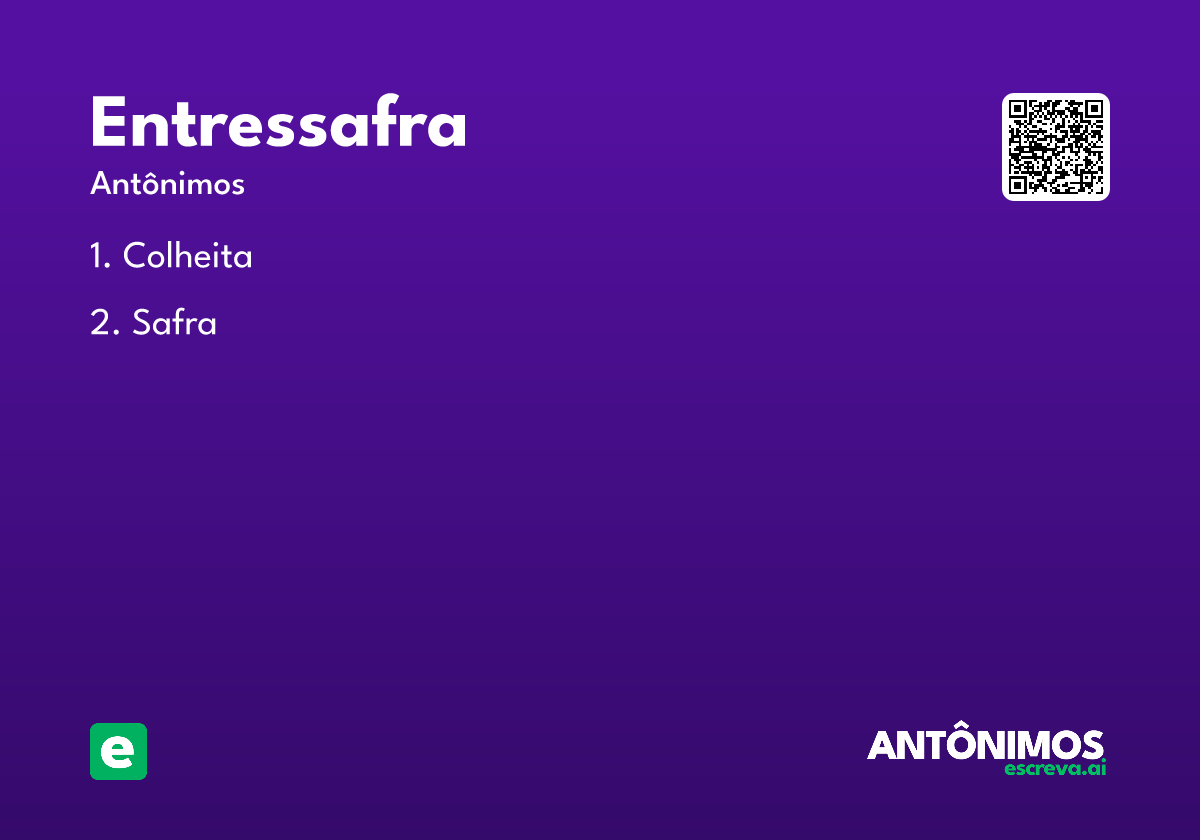 entressafra