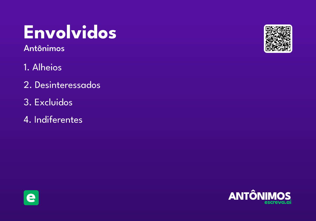envolvidos