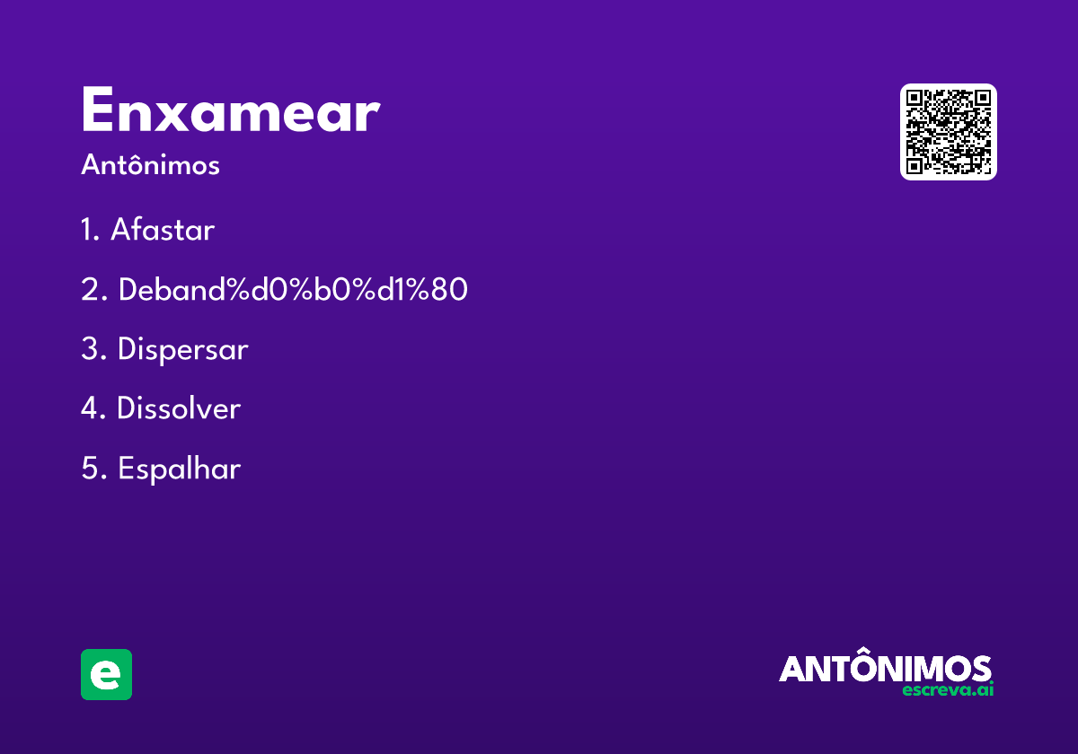 enxamear