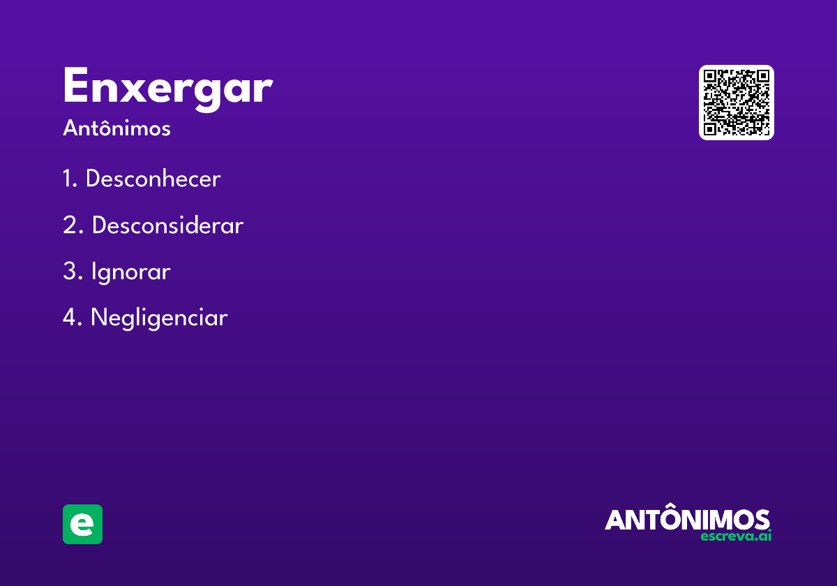 enxergar
