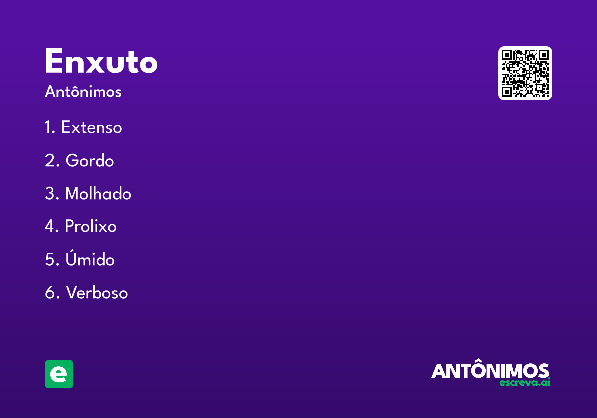 enxuto