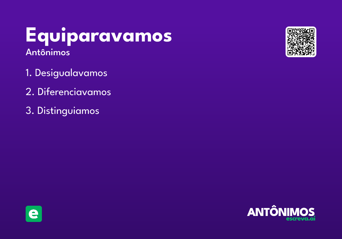 equiparavamos