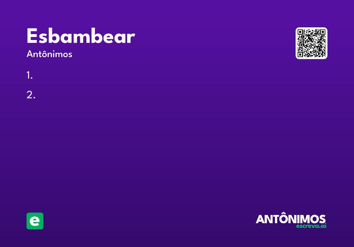 esbambear