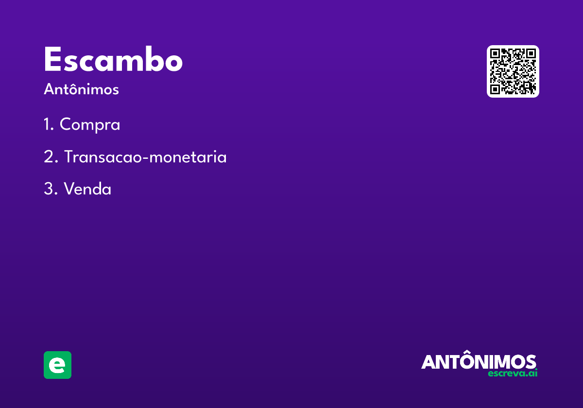 escambo