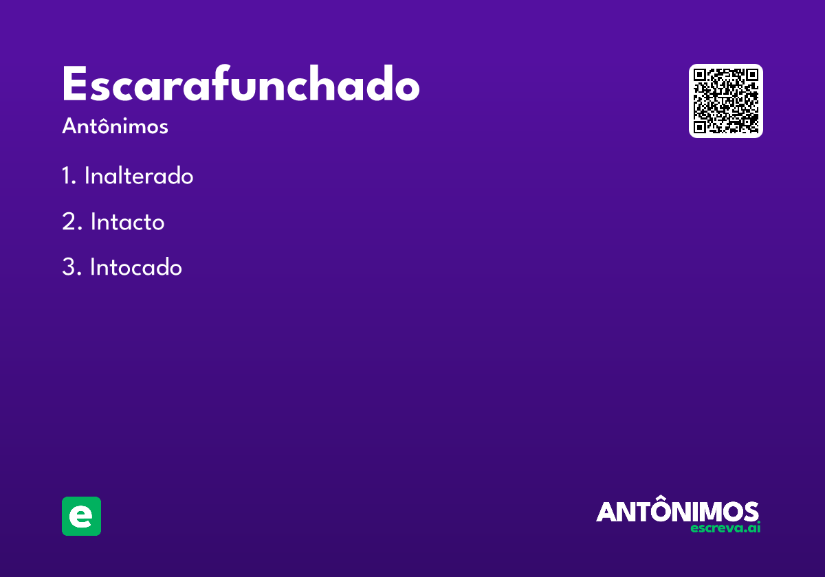 escarafunchado
