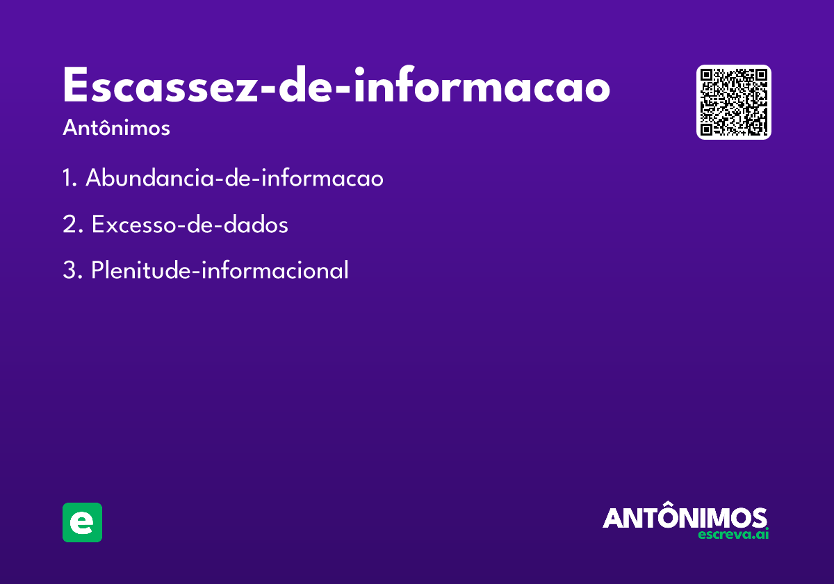 escassez-de-informacao