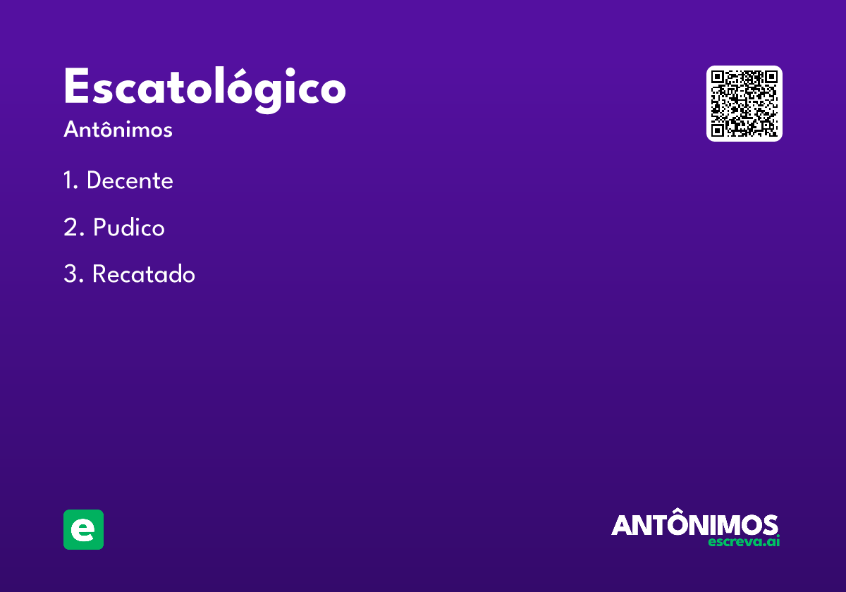 escatológico