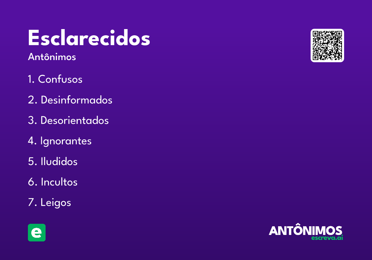 esclarecidos