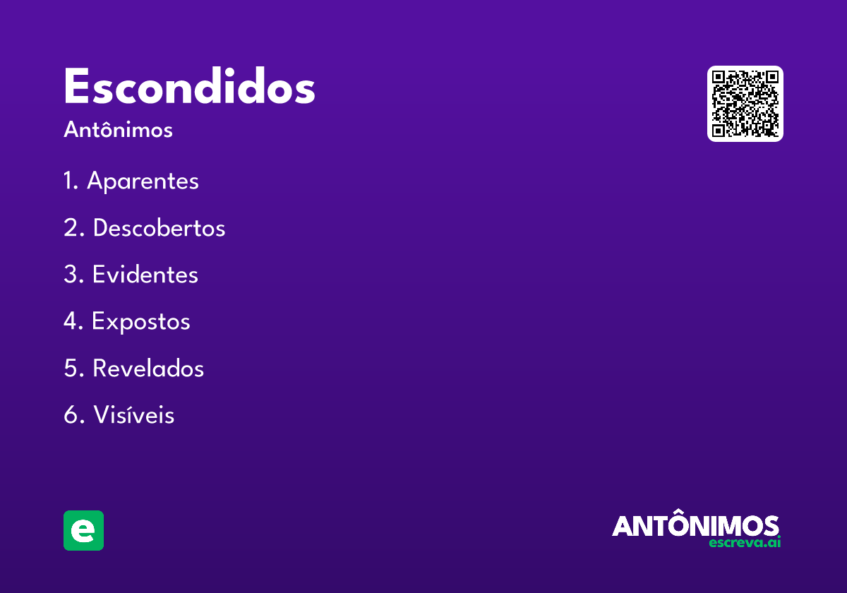 escondidos