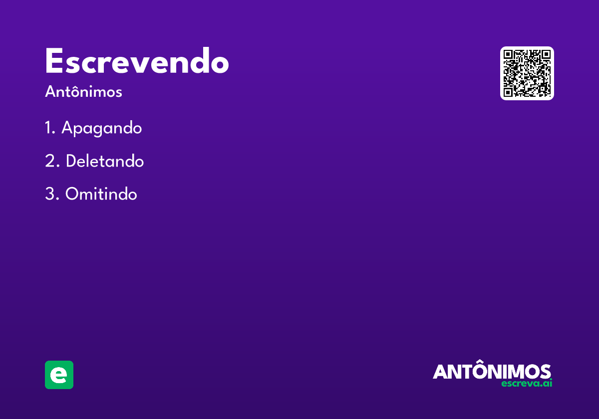 escrevendo