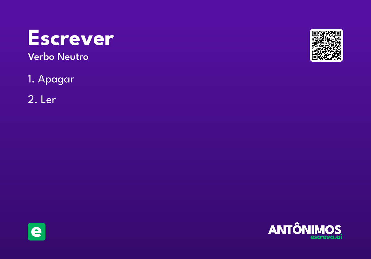 escrever