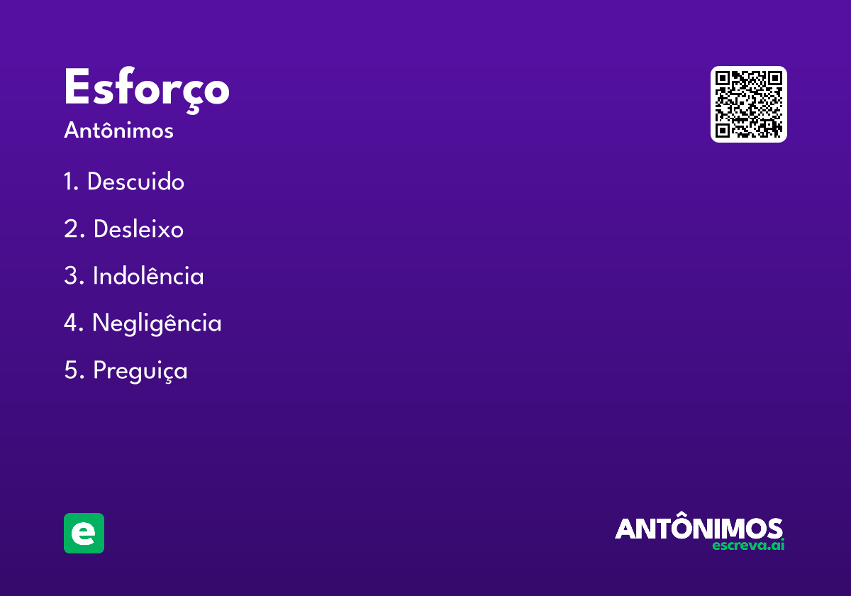 esforço