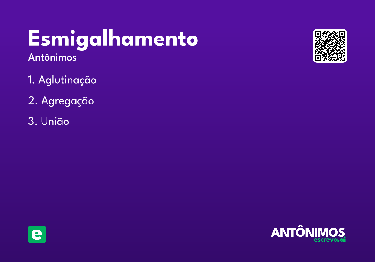 esmigalhamento