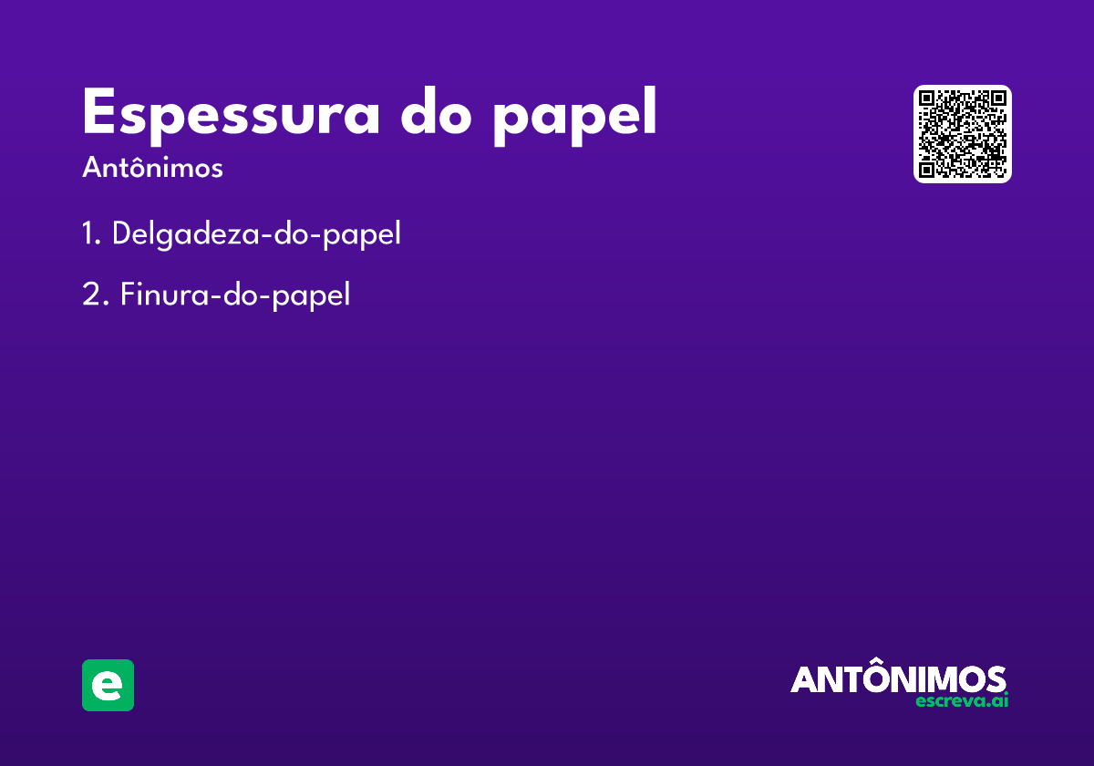 espessura do papel