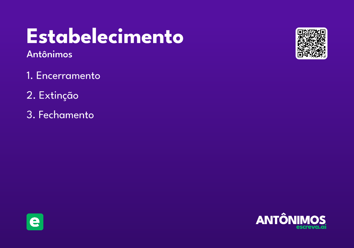estabelecimento