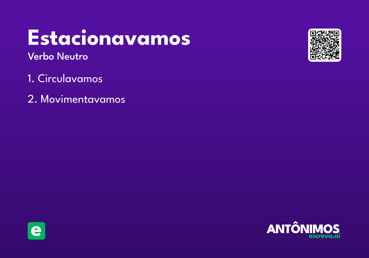 estacionavamos