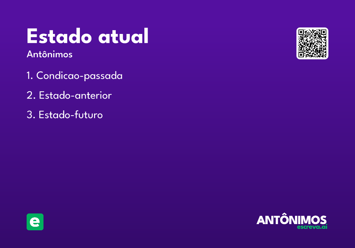estado atual