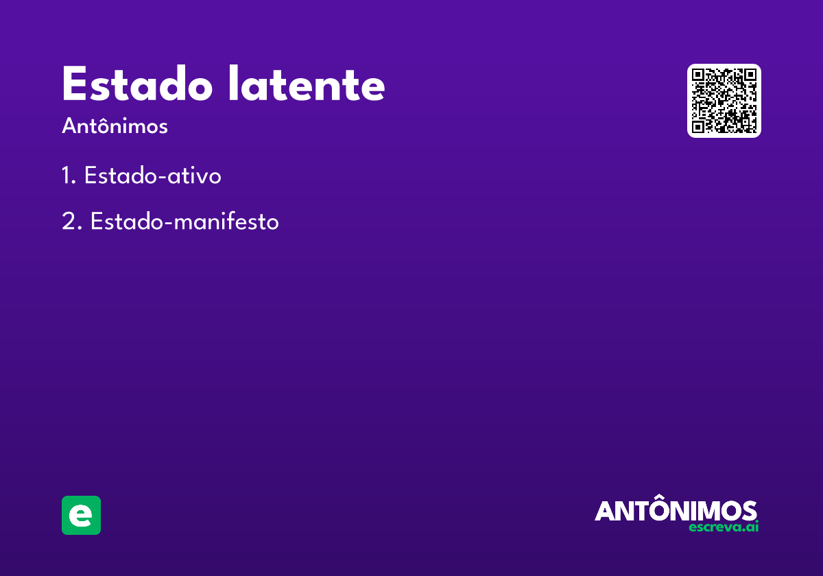 estado latente
