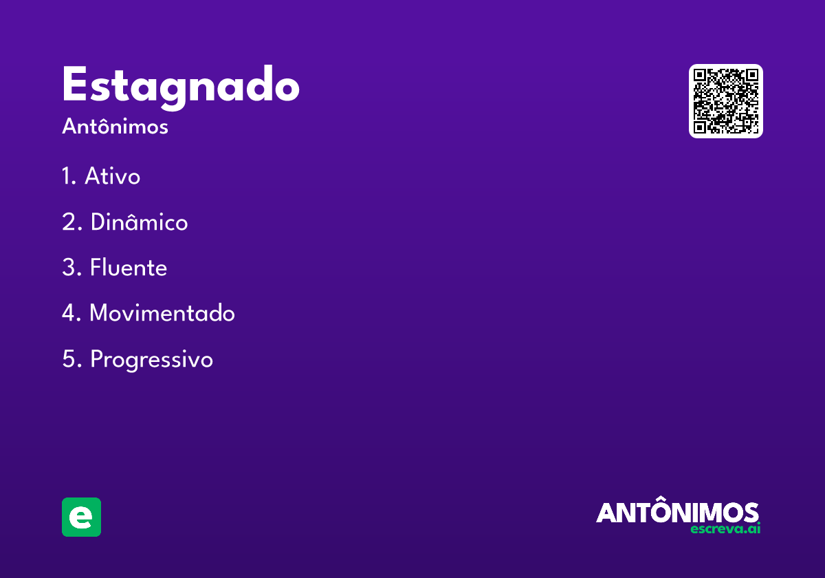 estagnado