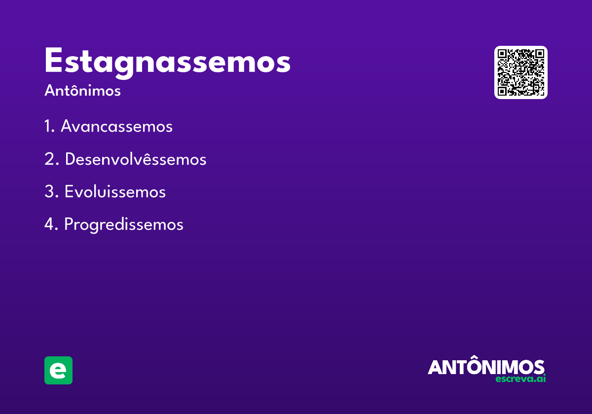 estagnassemos