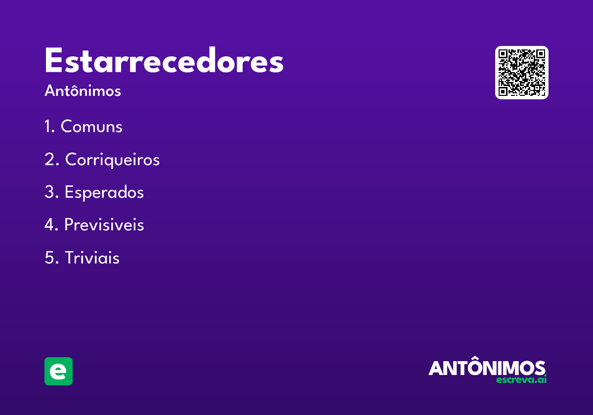 estarrecedores