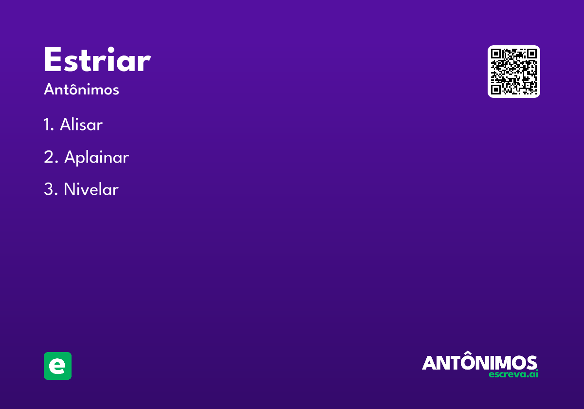 estriar