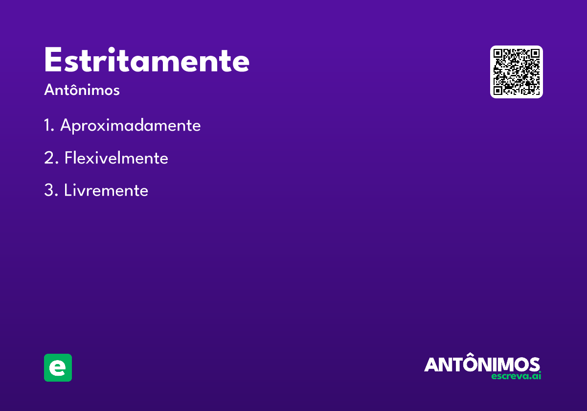 estritamente