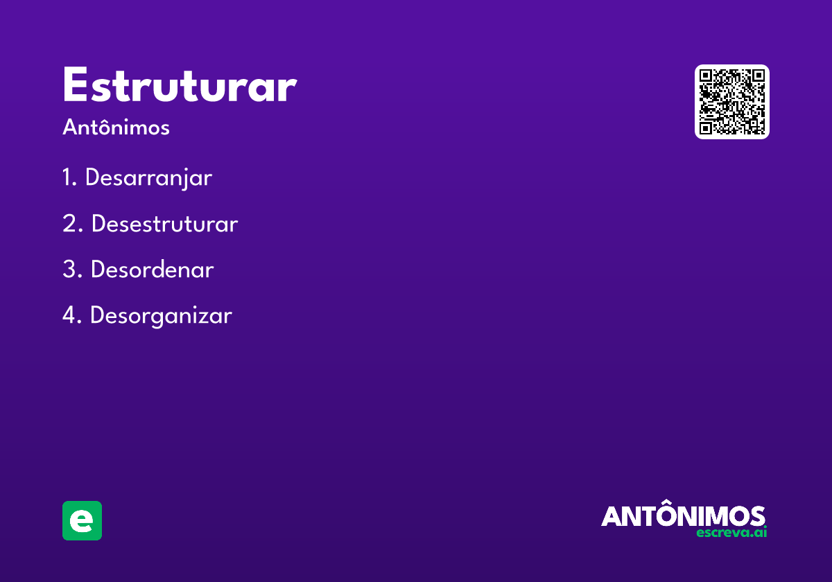estruturar