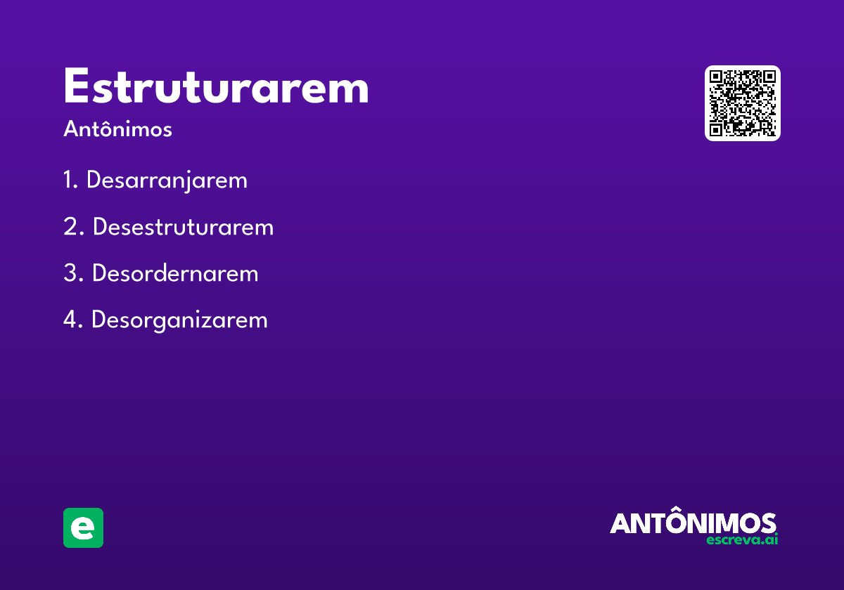 estruturarem