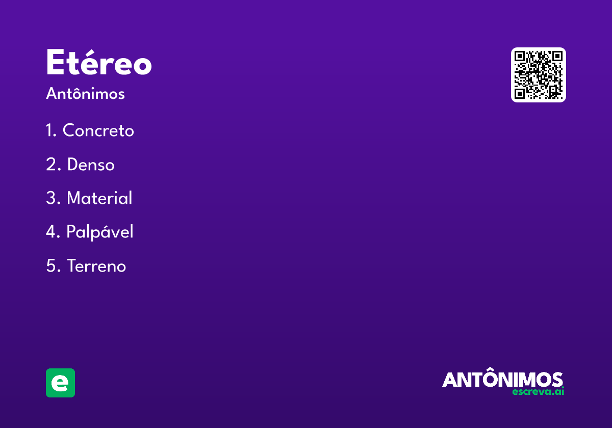 etéreo