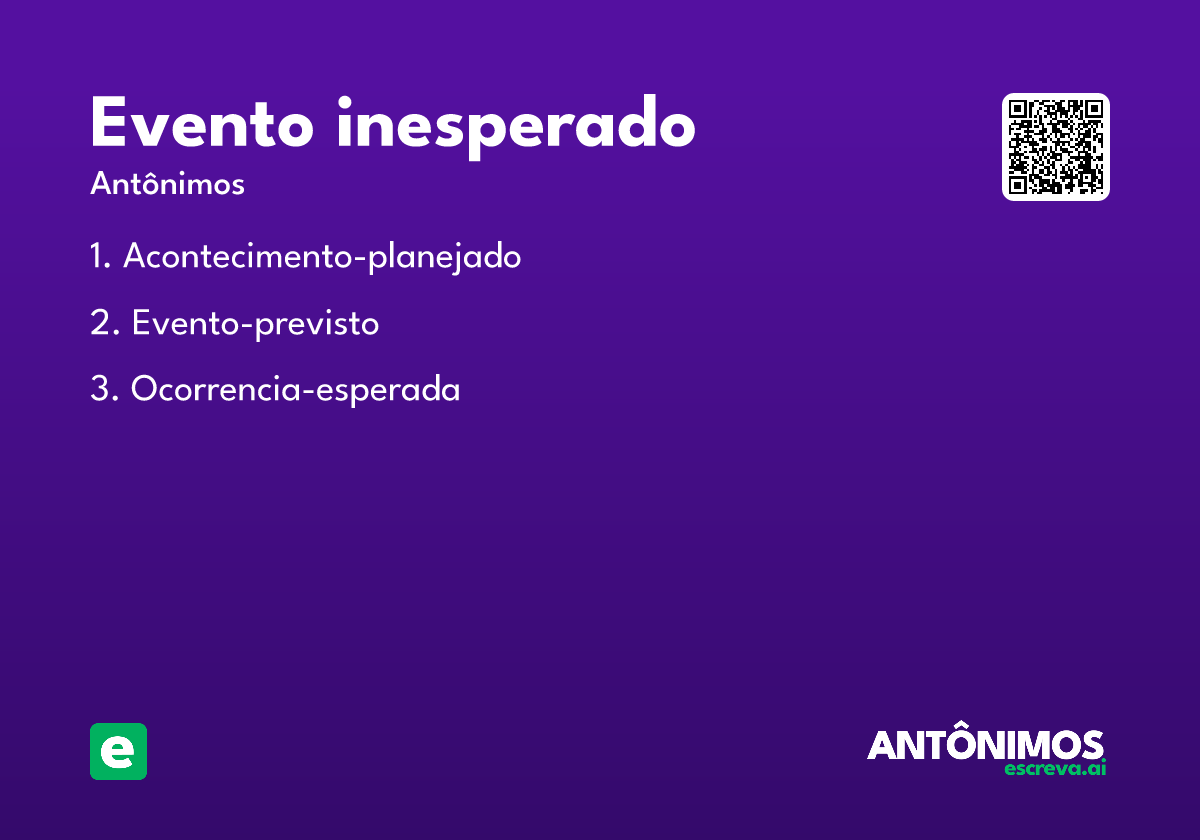 evento inesperado