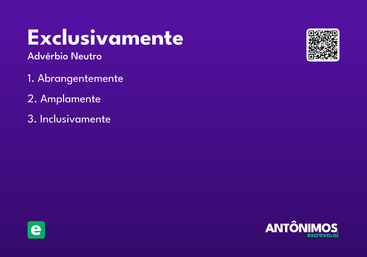 exclusivamente