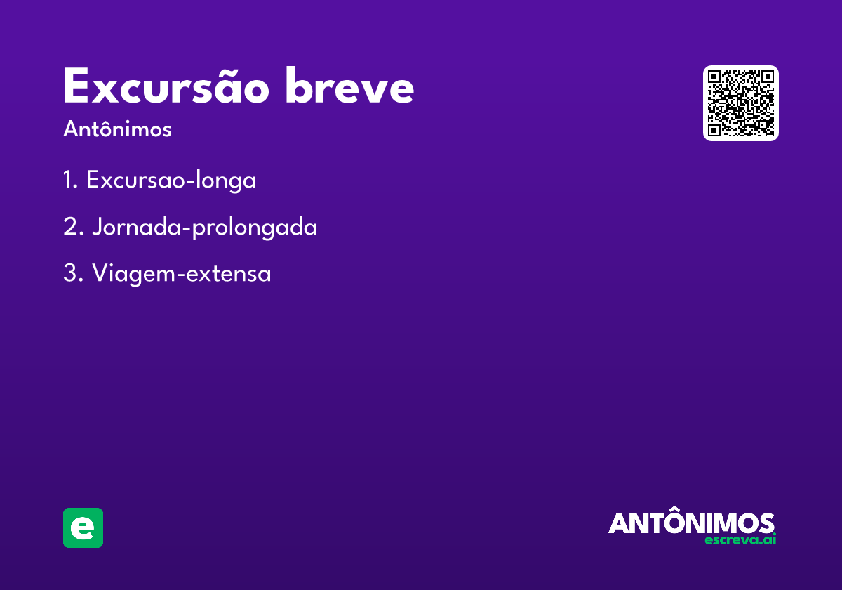 excursão breve