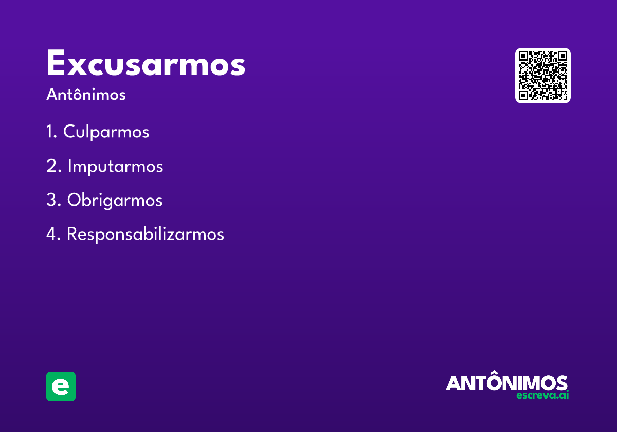 excusarmos