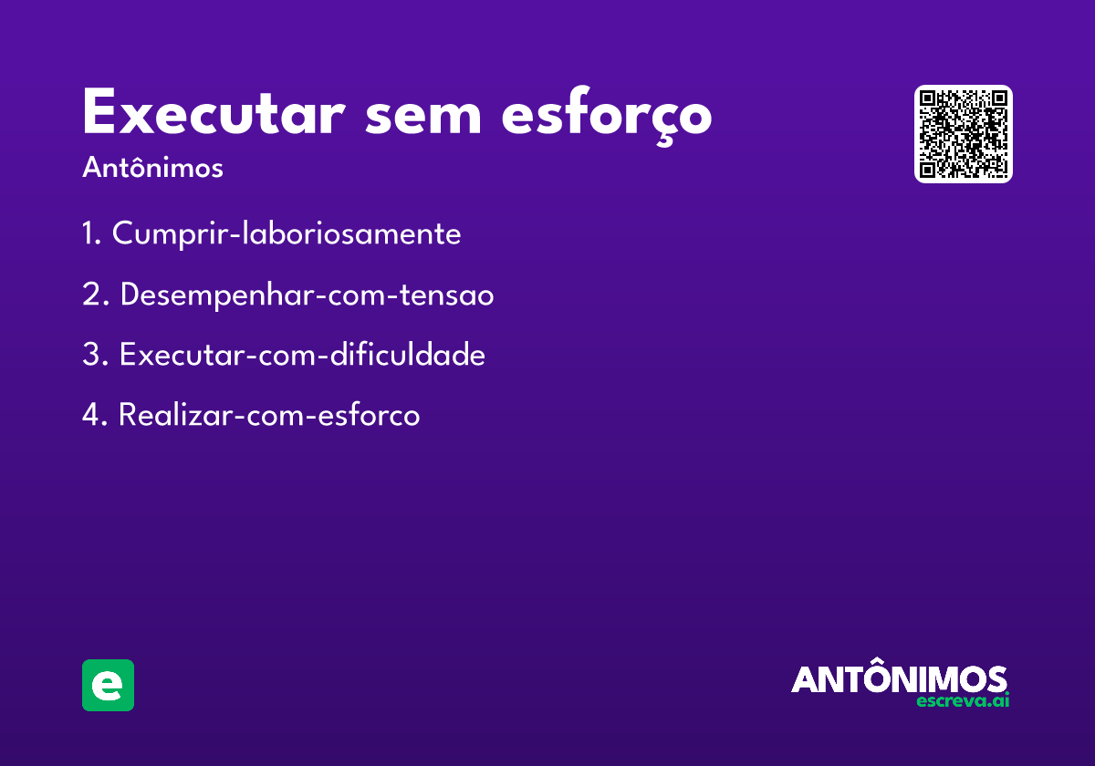 executar sem esforço