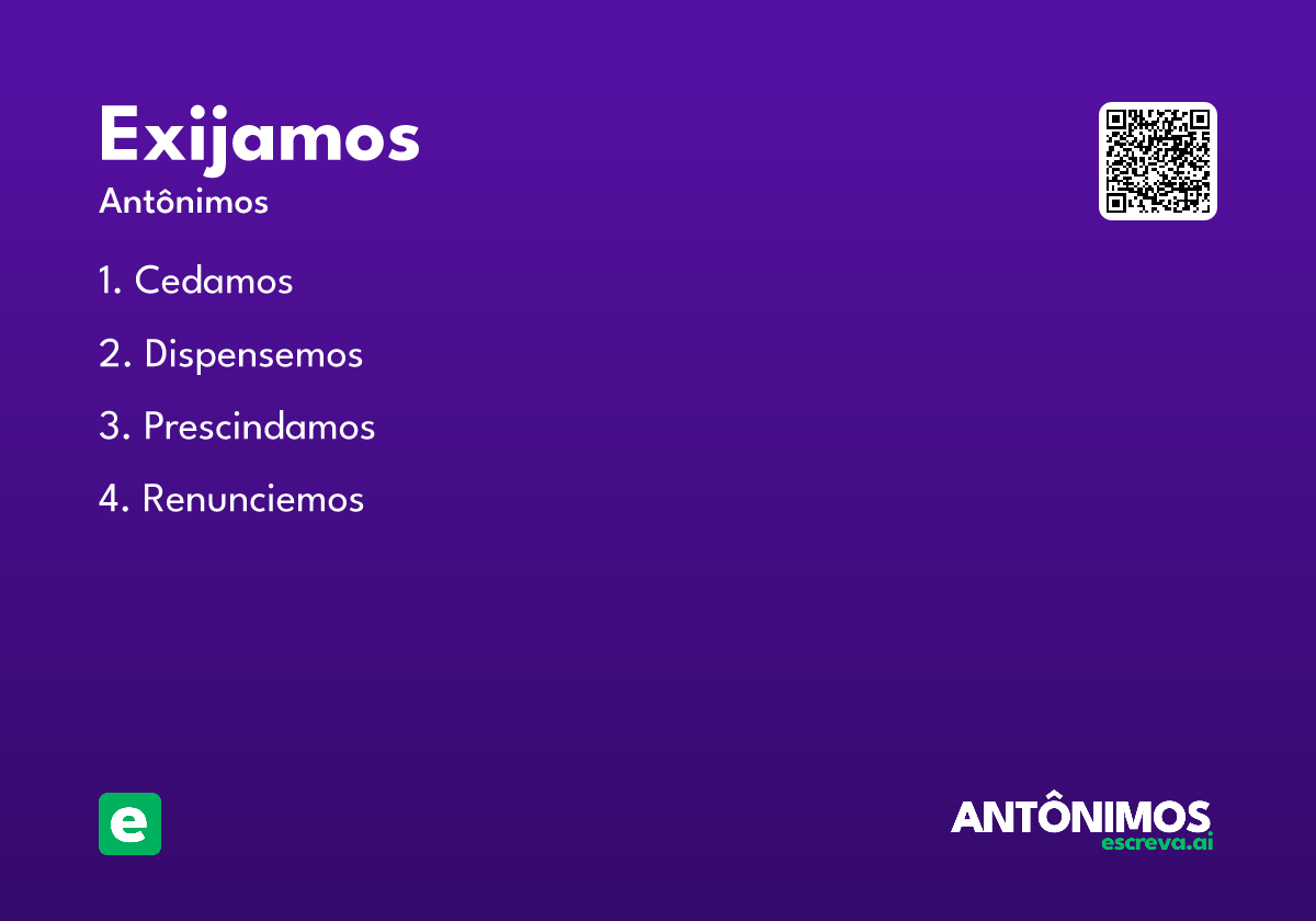 exijamos