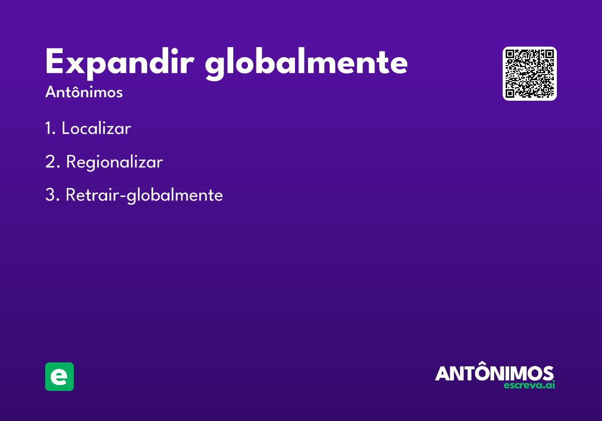 expandir globalmente