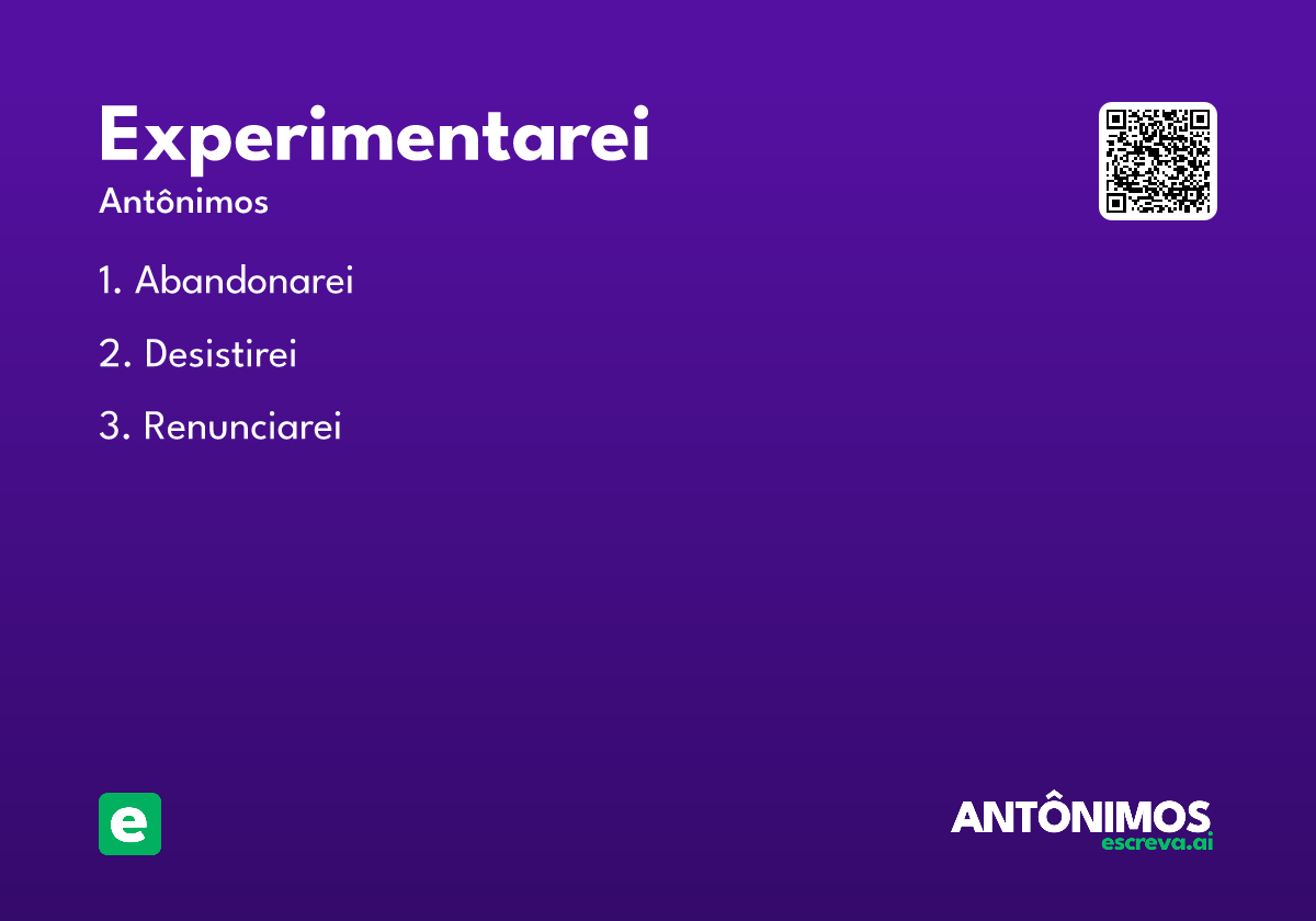 experimentarei