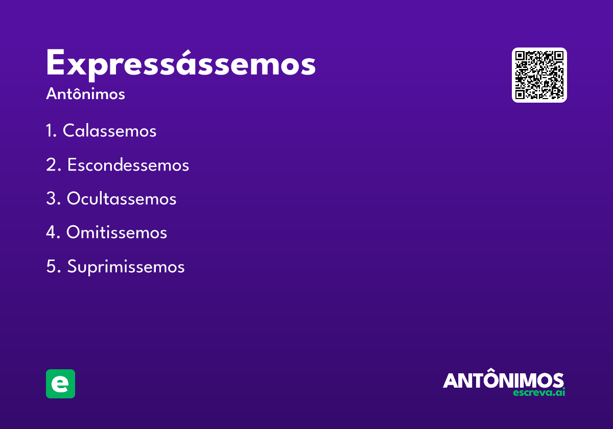 expressássemos