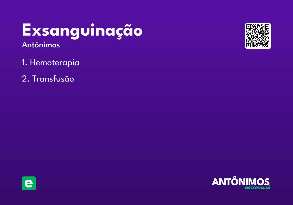 exsanguinação