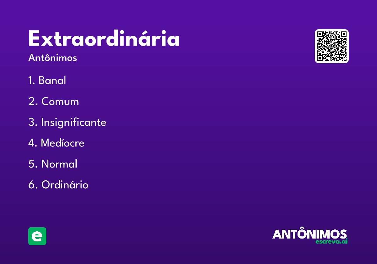 extraordinária