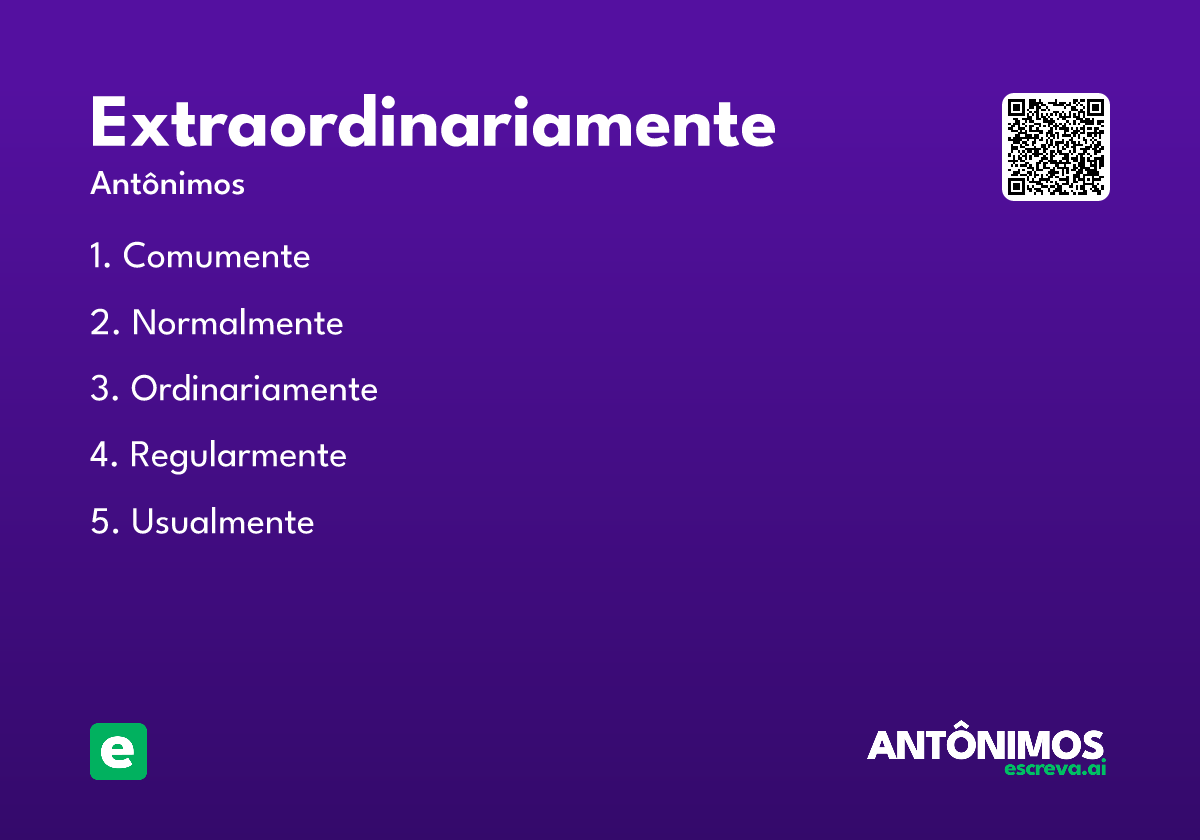 extraordinariamente