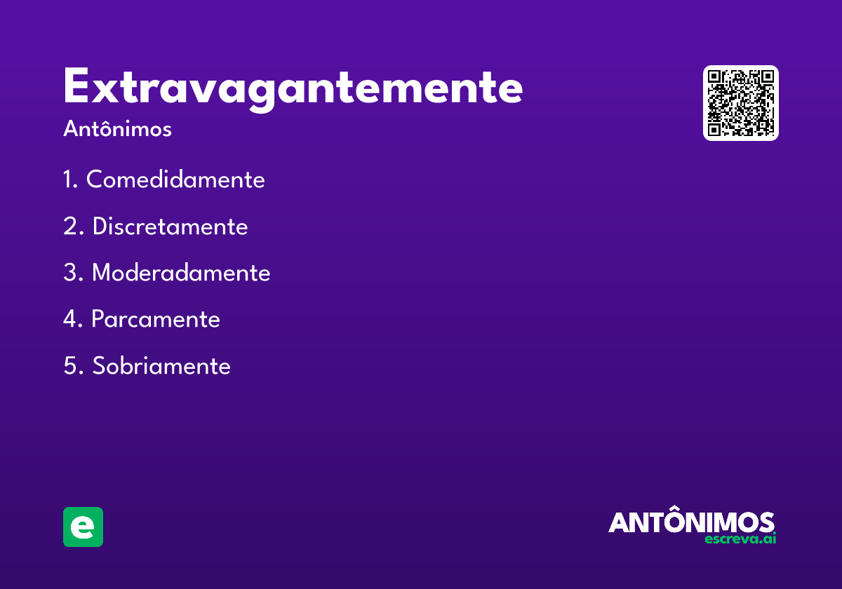 extravagantemente