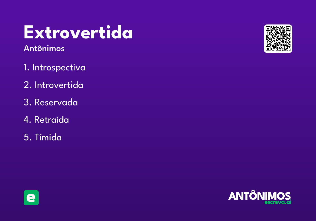 extrovertida