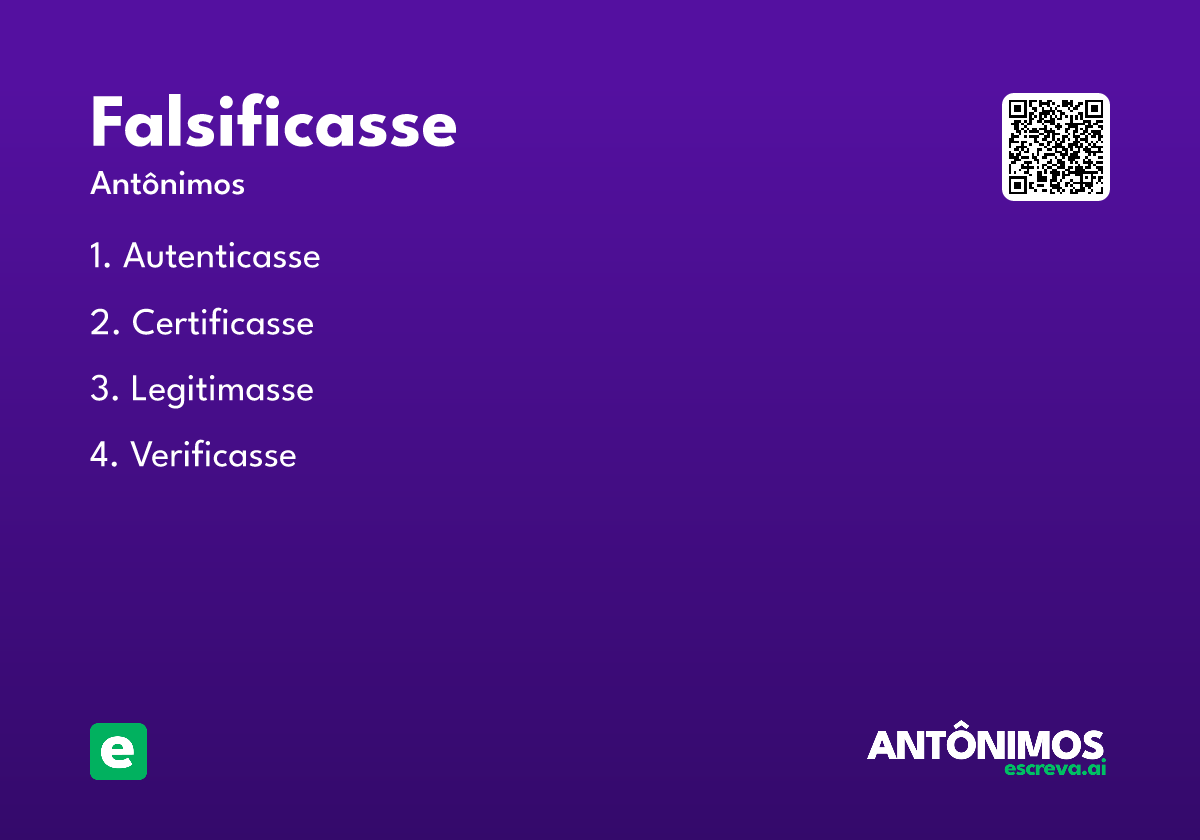 falsificasse