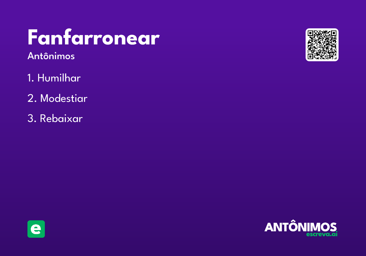 fanfarronear