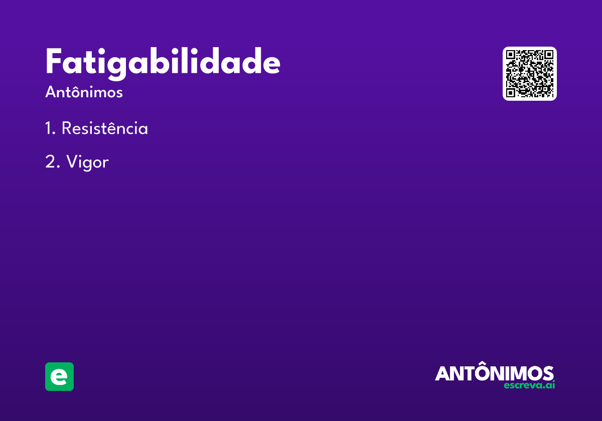 fatigabilidade